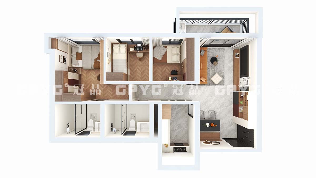 【實拍觀塘峻然】 居屋750呎3-4人單位簡約原木風設計