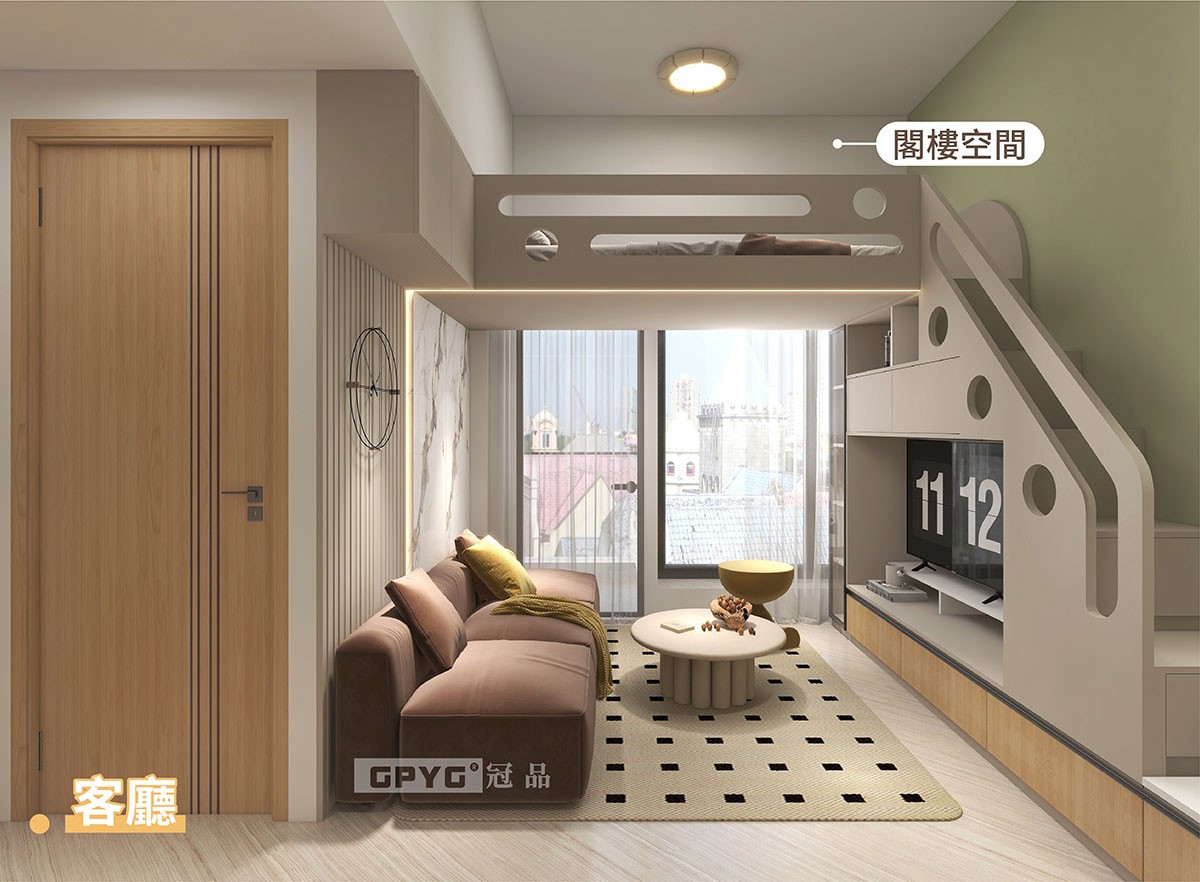 🧁奶油风莫蘭迪色系設計✨打造阁楼空間🏠