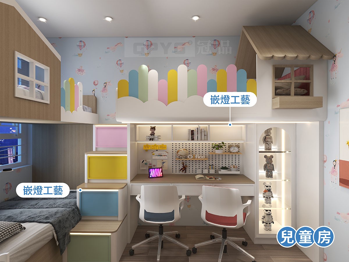 🏠多巴胺兒童房設計-元氣又醒目💙💚💛💜