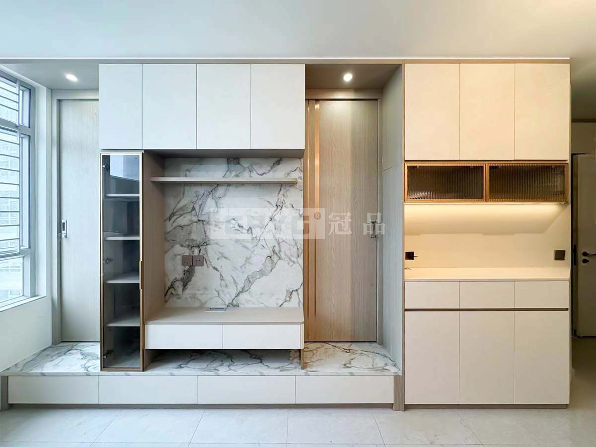 電視組合櫃設計：冠品宅配打破空間限制，解鎖狹小格局新可能