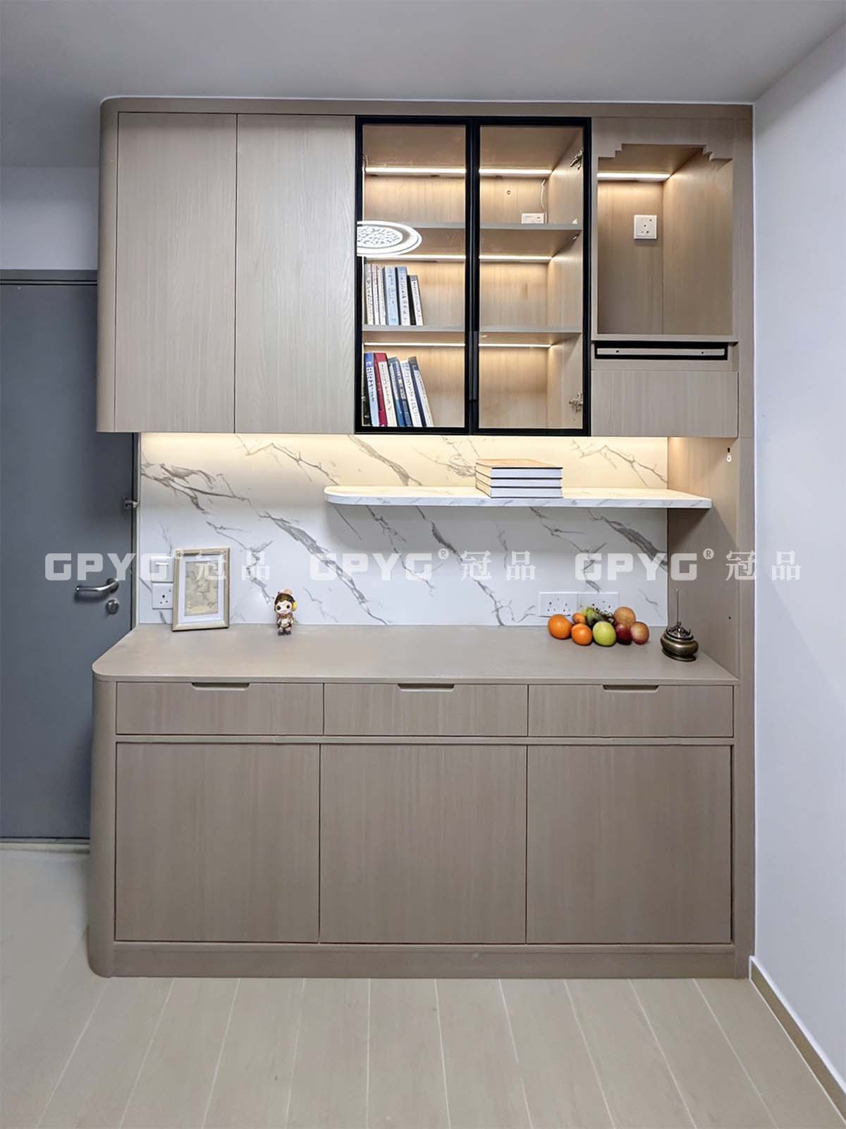 安柏苑居屋｜冠品高端整裝現代輕奢風·圓弧工藝設計特色